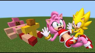 SUPER SONIC X SONIC GIRLFRIEND 💗⚡ ADDON IN MINECRAFT PE! screenshot 4