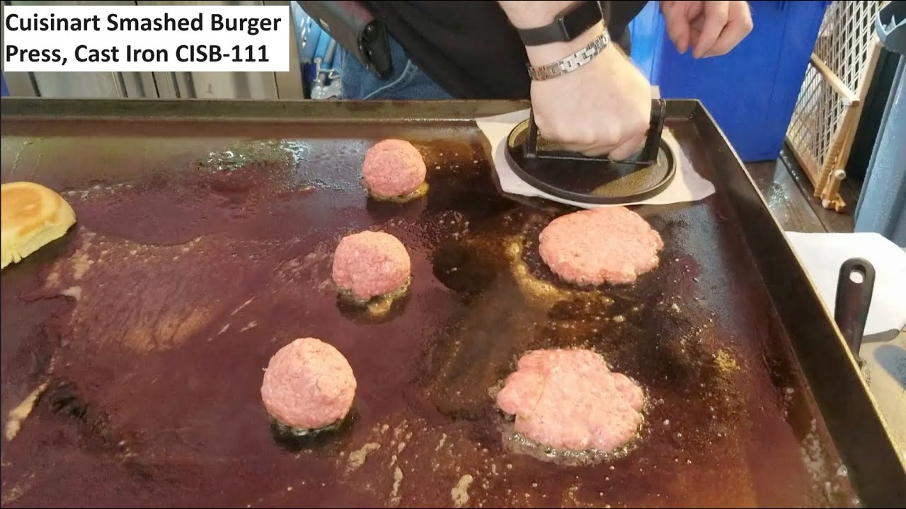 Cuisinart® Cast Iron Smash Burger Press