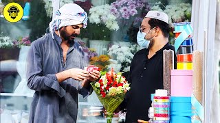 Poor Man Buying Flowers For His Wife