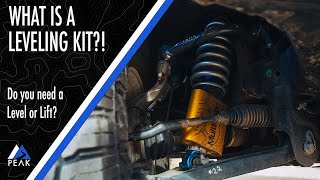 What Is A Leveling Kit? Suspension Psa By Peak Suspension