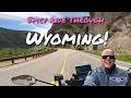 The Best Motorcycle Roads in Wyoming (Western Swing Ep 6) 🏍️ 🏍️🏍️ 🏍️
