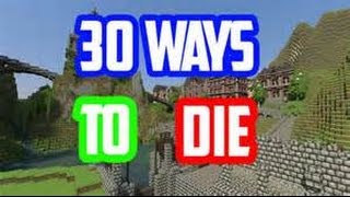 Minecraft|30 Ways To Die #1|I Want To Do SUICIDE!