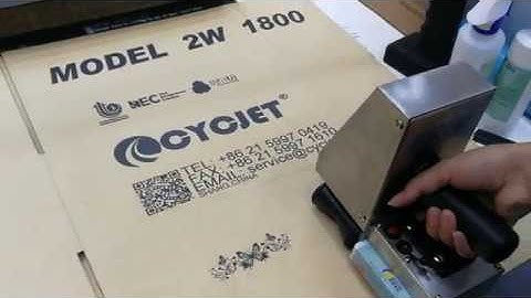 CYCJET LARGE FORMAT DIY HANDHELD INKJET PRINTER/MANUAL CODER/HANDJET