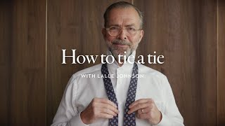 How to tie a tie with Lalle Johnson | Eton Shirts