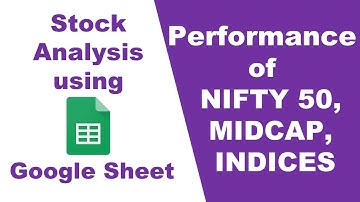 SA 20 Fetch Stock Index Data in Google Sheets | Market Cap, PE Ratio, CAGR, Dividend Yield