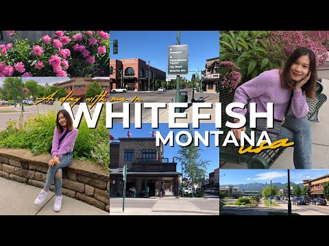 Spend the day with me in Whitefish Montana, USA | Work and Travel 2021
