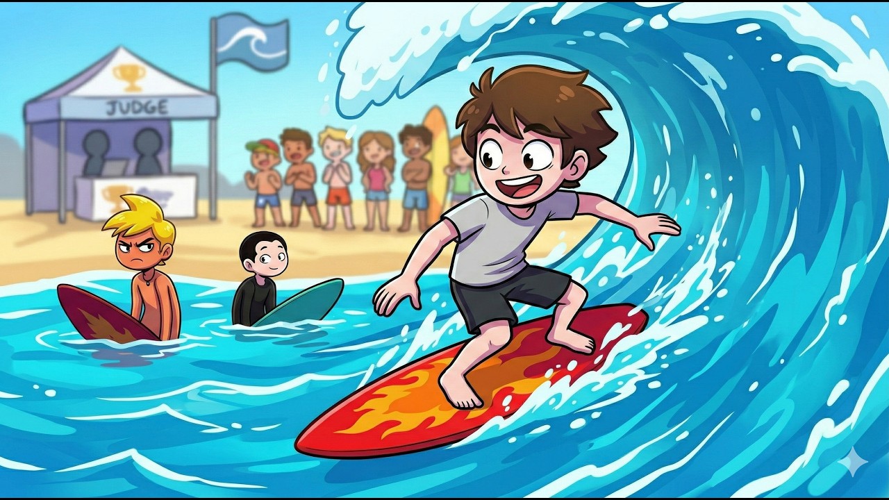 Eu Tinha A Onda e o Título Nas Mãos - QUASE fui CAMPEÃO de SURF ! | Minha Vida Animada | 30 Min