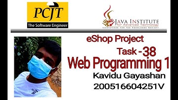 web project Task - 38 |1st Year | @Tech Bro [WEB]  | @Java Institute for Advanced Technology