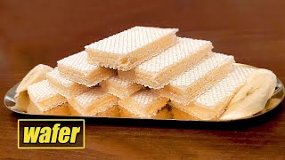 How to make wafer at home/making  homemade wafer