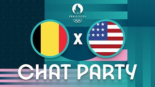 Belgium v USA | Women's Olympic Basketball Tournament Paris 2024 | Chat Party ⚡🏀