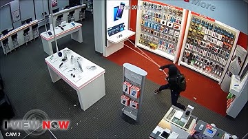 I-View Now Video Verification - Actual crime at "Cellular and More" in Lansing, MI