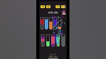Water Sort puzzle level 1322 | AYU Gamester #shorts