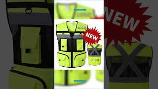 Custom Logo High-Visibility Safety Vest – Breathable, Practical & Professional