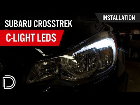 How to Install Subaru XV Crosstrek Boomerang/C-Light LEDs