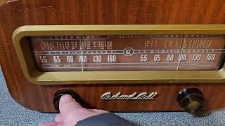 Late Packard Bell 602 Dual Tuning Stationized Wood Radio - YouTube