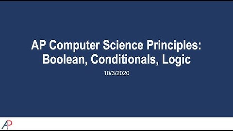 AP Computer Science Principles (Day 4): Conditionals (pt2)