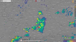 Das aktuelle Radar in Deutschland es gibt sehr kräftige Gewitter in Bayern und Baden-Württemberg screenshot 3