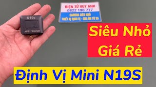 Định Vị N19s Siêu Nhỏ Không Dây , Thiết Bị Nghe Lén N19s Mini Giá Rẻ Dung Lượng Pin Khủng 5 Ngày