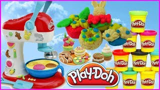 Play Doh 🌀 MIKSER 🌀 Kolorowe babeczki i ciasteczka 🍪🥠 ciastolina Hasbro E0102 screenshot 2