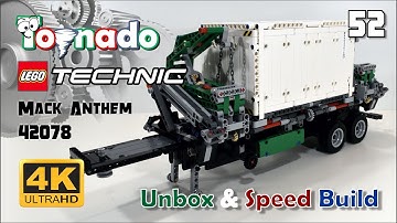 LEGO Technic - Mack Anthem (42078) - Part 2 - Unbox & Speed Build [4K]