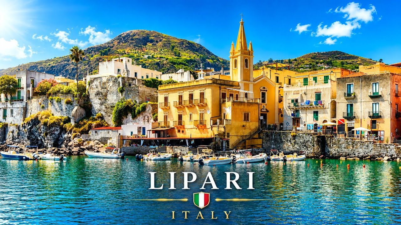 Lipari, Italy 🇮🇹 | Relaxing Walking Tour with Natural Sounds