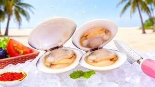 $1000 Dish! 💎 Garlic Butter Steamed Clams 🔥✨ | ASMR Cooking Mini Food
