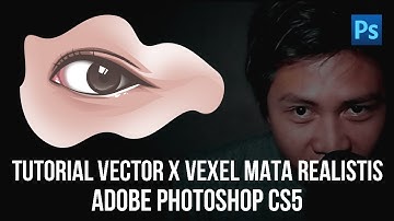 Cara membuat foto kartun bagian Mata | TUTORIAL VECTOR ART