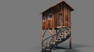 How to Make Low Poly Resort Style Wooden House | 3Ds Max | Feature Corner