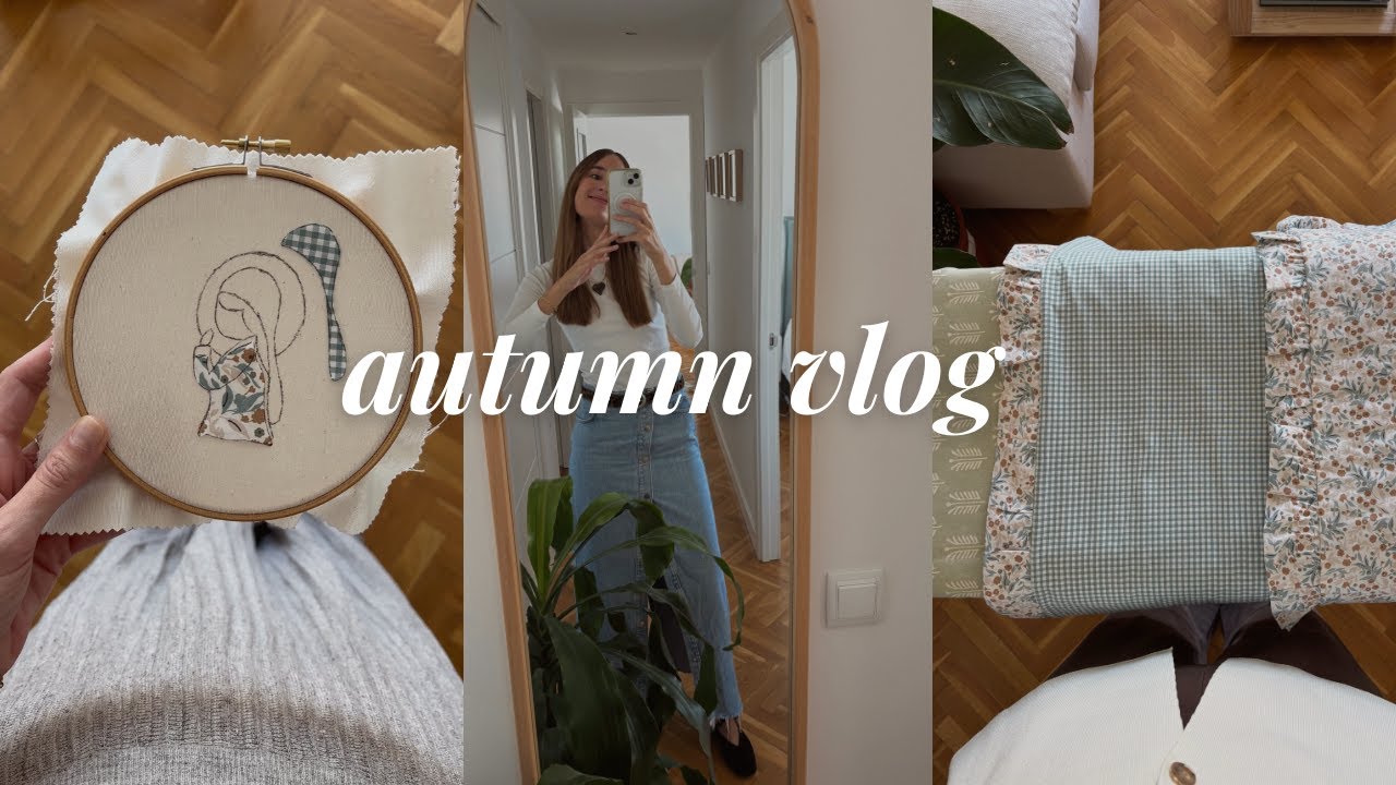 Cosiendo regalos para mi sobrina + decorando mi casa de otoño