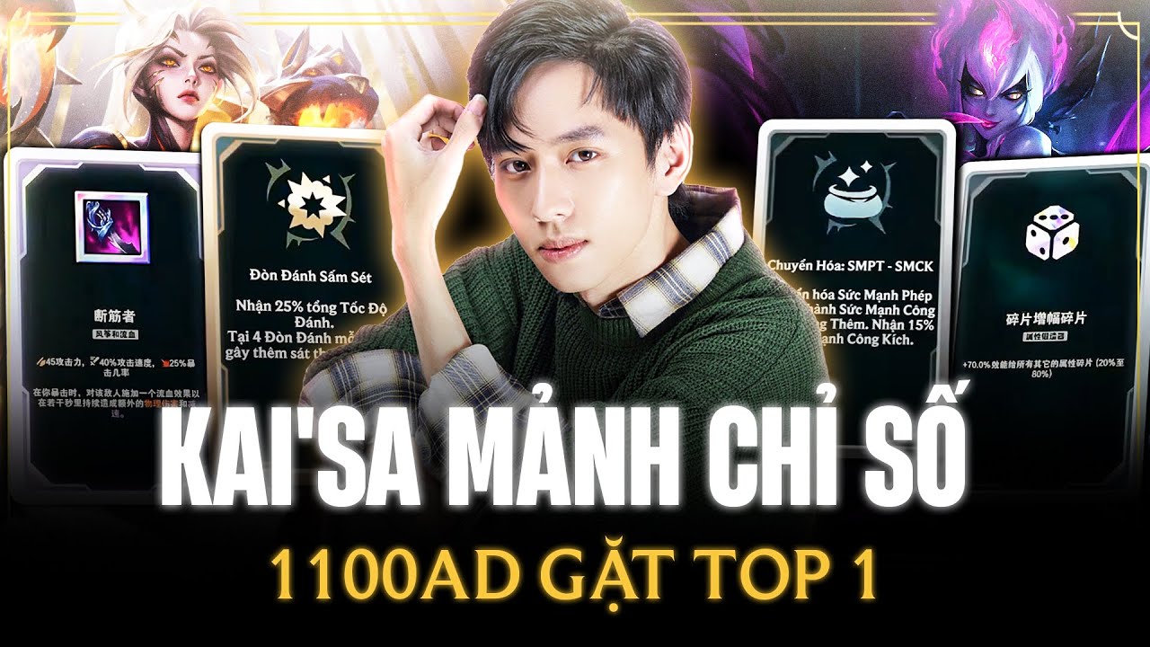 Lang Vương Và Con Kai'Sa Mảnh Chỉ Số Cực Đẹp Nổ Hũ Trễ Nhưng Vẫn Gặt Top 1 Với Lượng SMCK Siêu Khủng