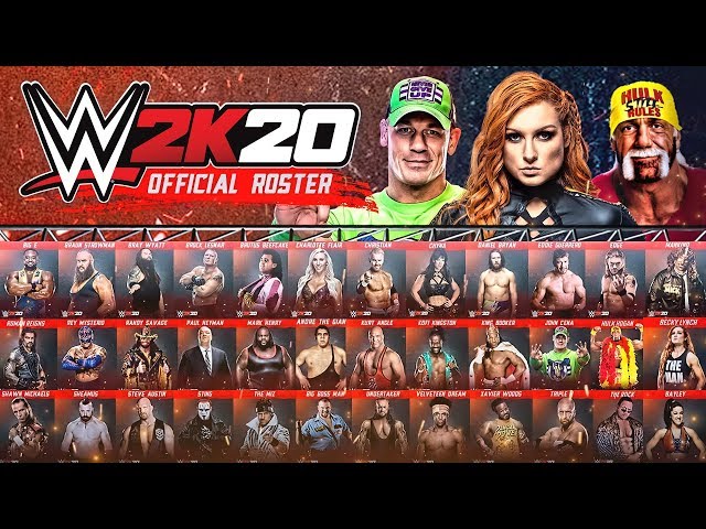 WWE 2K20: Confirmed Roster