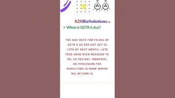 Learn about GSTR 6 I GSTR6 Filing I Learn GSTR6
