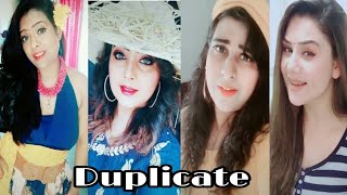 Tiktok Videos Duplicate Face Of Celebrity ll Sridevi, Karishma, Pretty Zinta, Kajol And Other