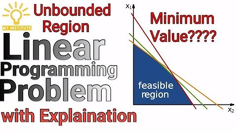 Lpp class-12 Minimum Value with Unbounded region