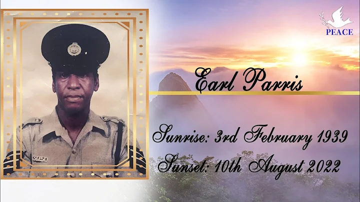 Funeral Tribute Service Of Earl Parris