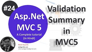 (#24) Validation Summary in MVC | mvc tutorial for beginners in .net c#