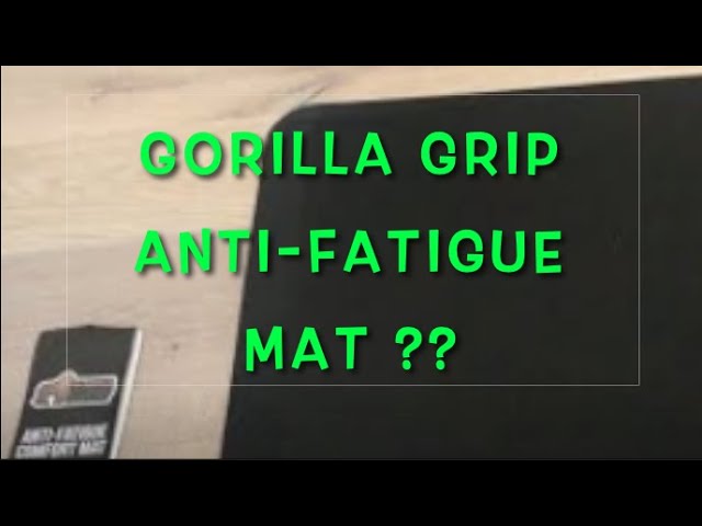 Gorilla Grip Original 3/4 Premium Anti-Fatigue Comfort Mat, - 