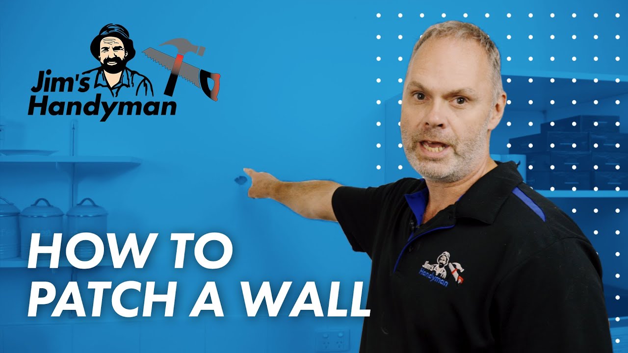 How to fix a hole in a wall with Tim from Jim's Handyman | www.jims.net | 131 546