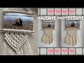 Макраме рамка для фото/Tutorial Macrame photo frame