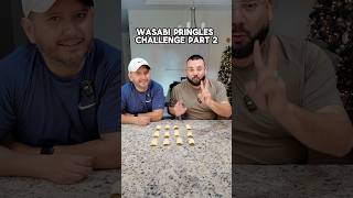 Wasabi Pringles Challenge PART 2 #short #fyp #challenge #couple #funny #gaycouple #vlog #trend