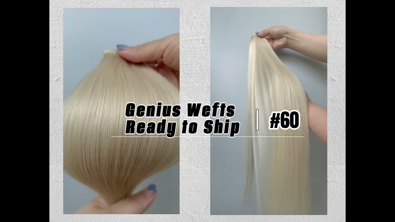 Cuticle Intact Remy Hair Genius Wefts Ready To Ship