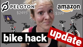 **4 MONTH UPDATE** DIY Peloton Bike Hack | I SAVED $2500 | Watch before buying a Peloton!