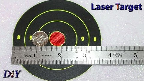 DIY Laser Target. Quick, easy, super cheap build.