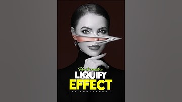 How to Create Liquify Effect in Photoshop - Photoshop Shorts Tutorial