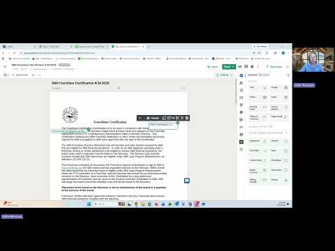 How to Complete the SBA Franchise Certification Form (Step-by-Step Guide) | Edith Wiseman, FRANdata