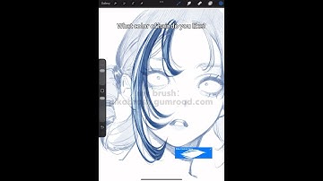 The brush is in the link below in the introduction.#procreate #procreatebrushes #procreateart