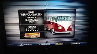 MECUM DEALMAKERS Harrisburg 2014 J.J. Armstrong selling his Batistinha VW BUS Split window Kombi