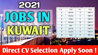 Free Jobs In Kuwait ?? 2021 ¦¦ Free Visa + Free Ticket ¦¦ Telephonic Interview ¦¦ Gulf Job Solution