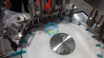 Automatic Shaped Bottle Eye Drop Filling Stoppering Capping Machine