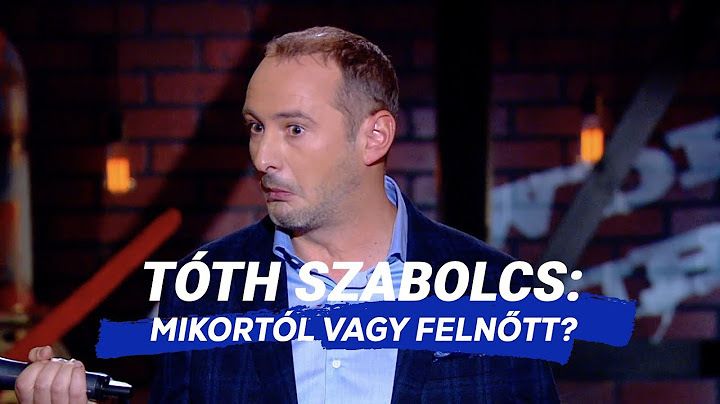 Tóth Szabolcs: Mikortól vagy felnőtt?